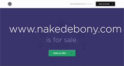 Desktop Screenshot of nakedebony.com