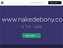 Tablet Screenshot of nakedebony.com